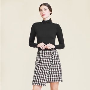 Pearl by Lela Rose Sparkle Tweed Mini Skirt